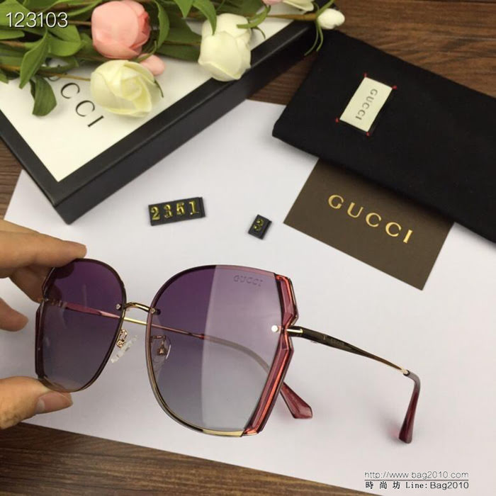 GUCCI古馳 官網同步 歐美風範 原單偏光 女款太陽鏡  lly1434